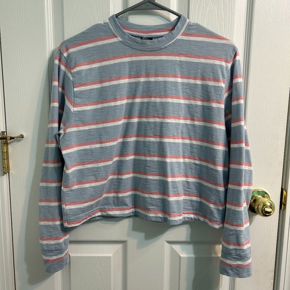 Wild Fable Cropped Striped Tee
